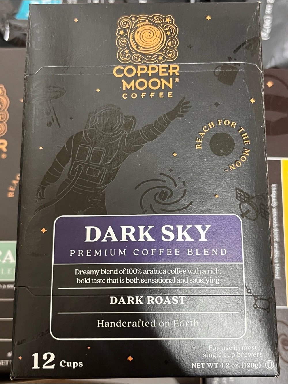 Copper Moon Dark Sky Premium Coffee Blend - Dark Roast (12 Cups)
